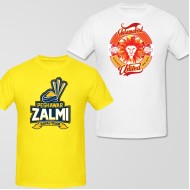 Pakistan Super League (PSL) Team T-Shirt Bundle: Islamabad United + Peshawar Zalmi